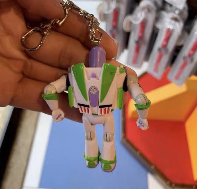 Buzz Key Chain Shanghai Disneyland Disney Toy Story Keychain Buzz Lightyear Figure ...