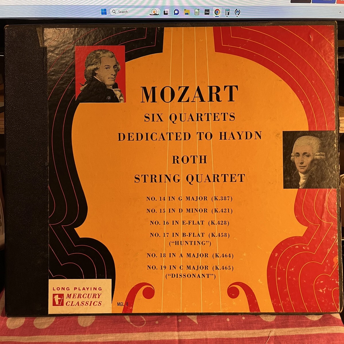 Wolfgang Amadeus Mozart - MOZART Six quartets dedicated to Haydn Roth  String Qua