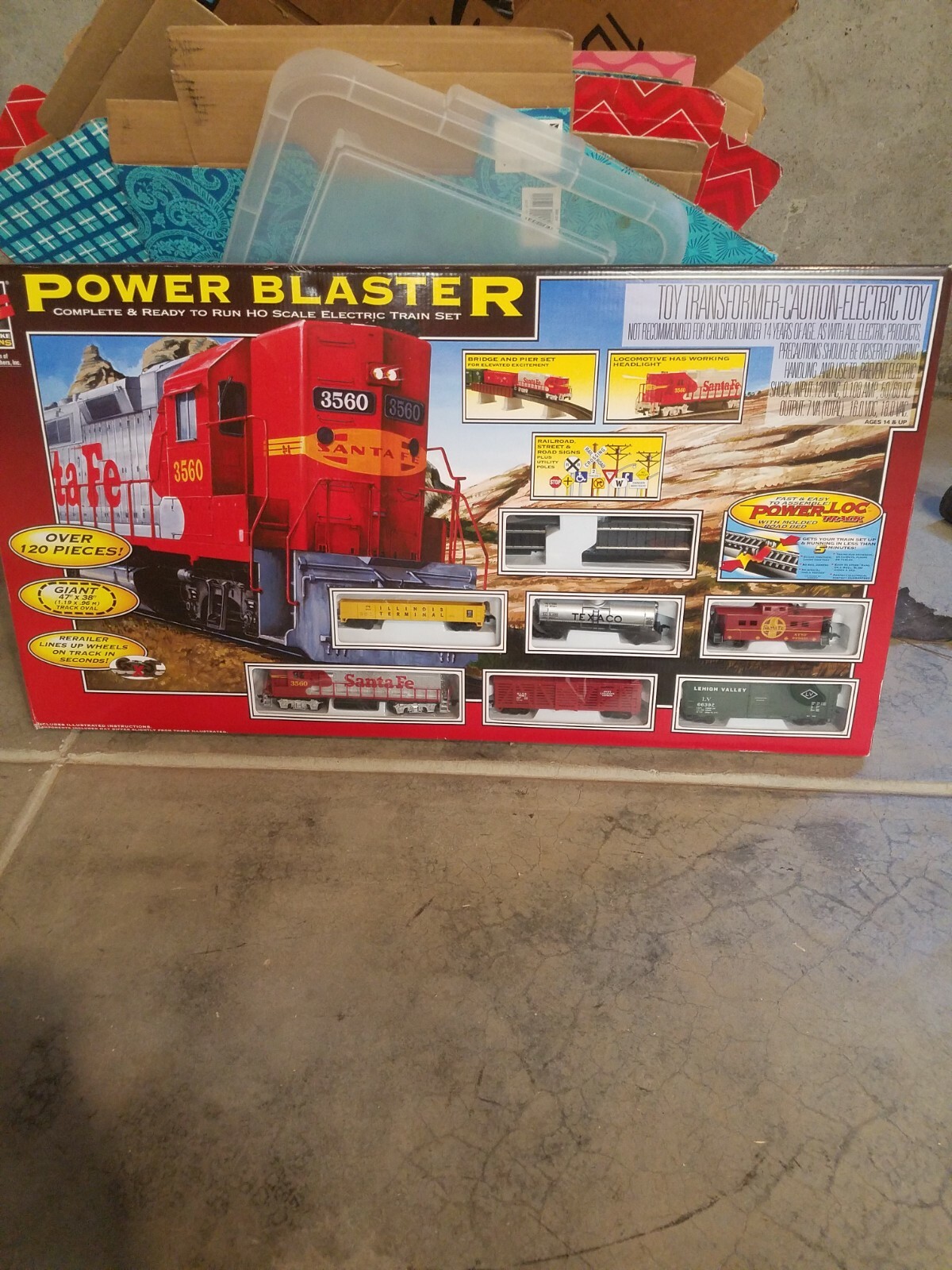 super power charger train set