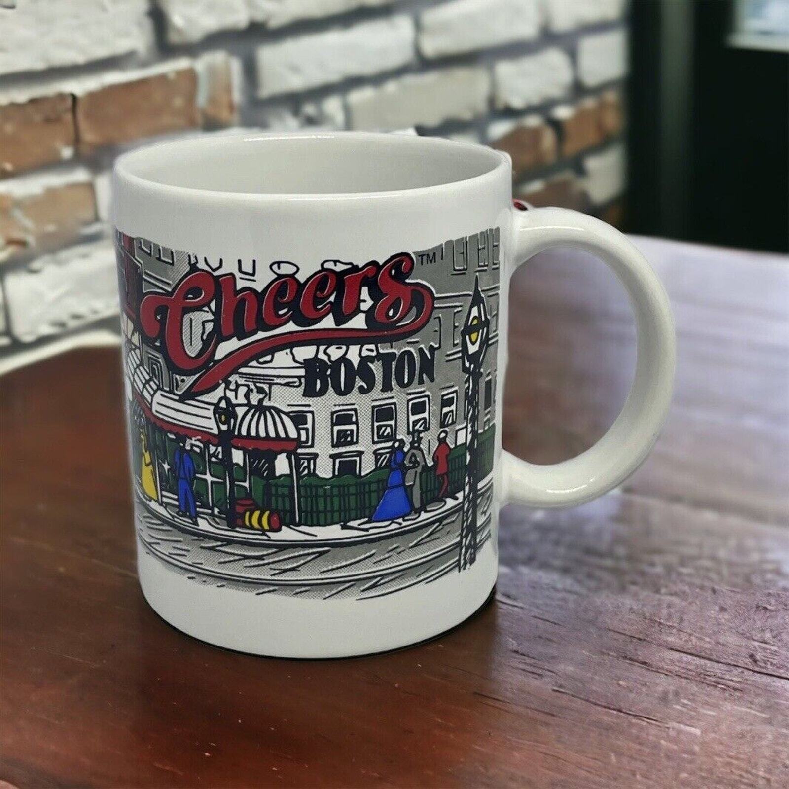 CHEERS BOSTON Mug Cup Bar Television NBC TV Show Coffee FRASIER VTG 1997