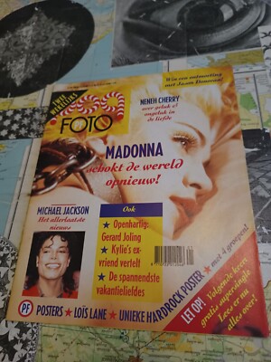 Madonna in her Express Yourself video covers Popfoto, June 22,1989,From Holland 