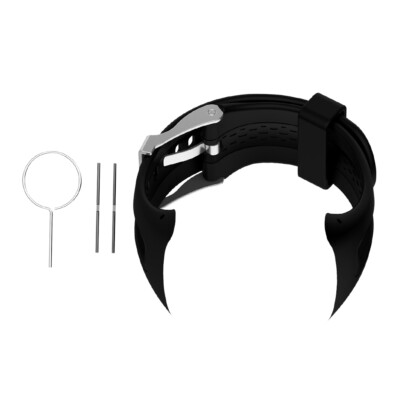 Ersatz Silikonarmband für Forerunner FR  15 Uhrenarmband Schwarz