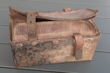 Boite Etui métal cuir WW1 /