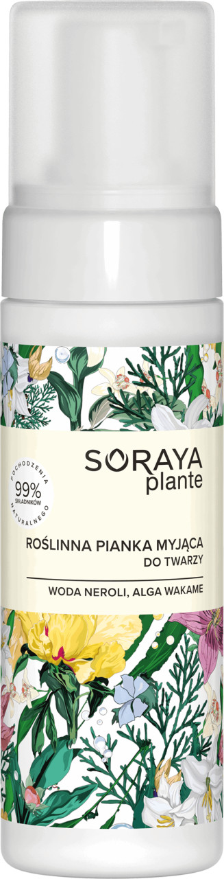 Soraya Plante 99% Natural Ingredients Cleansing Foam Neroli Water & Wakame Algae
