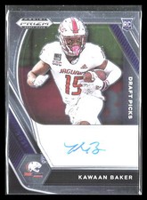 Kawaan Baker 2021 Prizm Draft Picks #DPA-KAW Auto