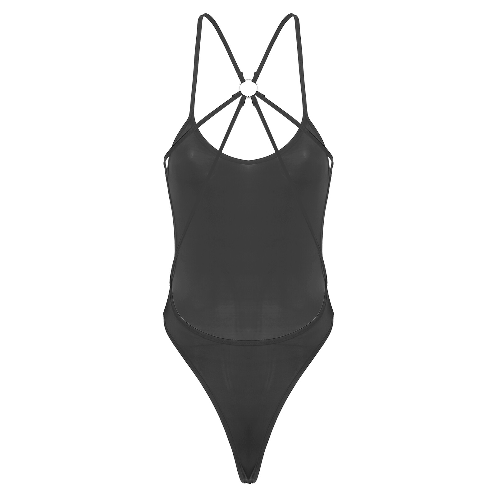 Womens Onepiece Swimsuit Monokini Bodysuit Strappy Crotchless Leotard Swimwear eBay
