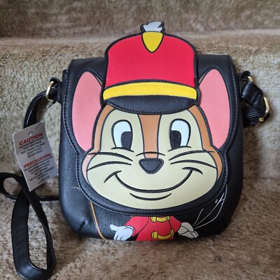 Disney Loungefly Dumbo - Timothy Mouse Umhängetasche Handtasche NEU!