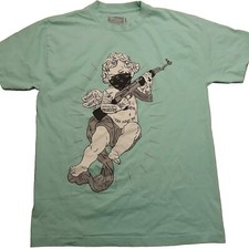 Million Dollar Motive Tattooed Angel T-Shirt "6 CAN JUDGE ME" Men's L USA MADE