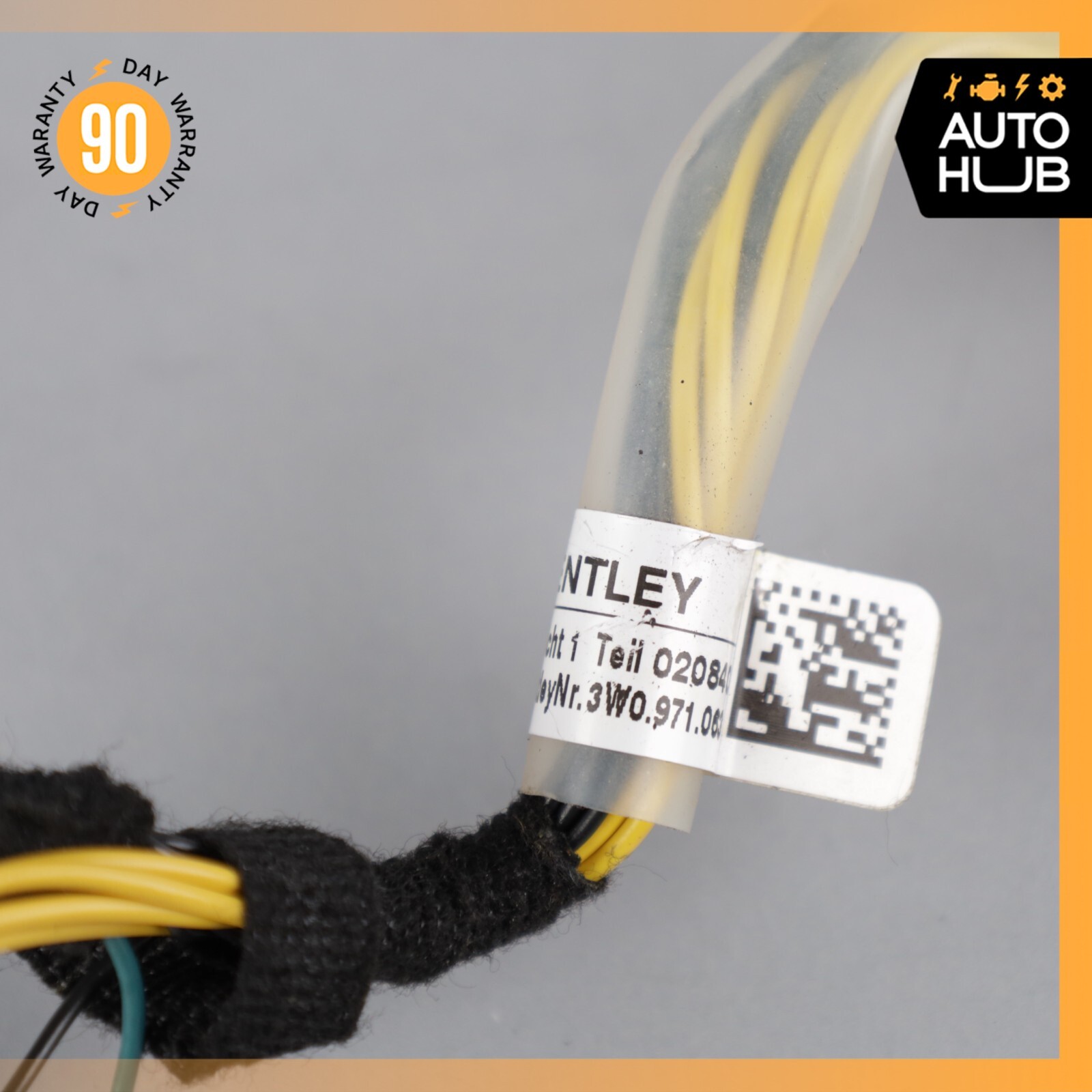 12-18 Bentley Continental GTC GT Steering Wheel Driver Airbag Wiring Harness 71k