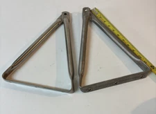 West Coast below Eye level mirror Chevy Ford Stainless Pipes Survivors Straight