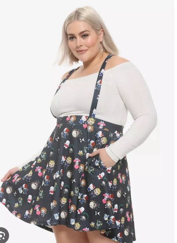 My Hero Academia X Hello Kitty & Friends Characters Y2K Suspender Skirt Size 2X