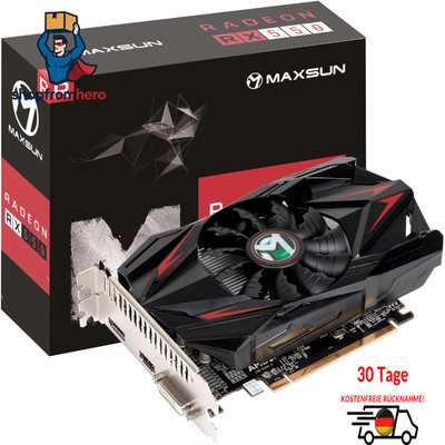 AMD Radeon RX 550 4GB Grafikkarte PC Gaming ITX