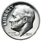 GEM PROOF 1958 Roosevelt SILVER Dime ULTRA NICE COIN!