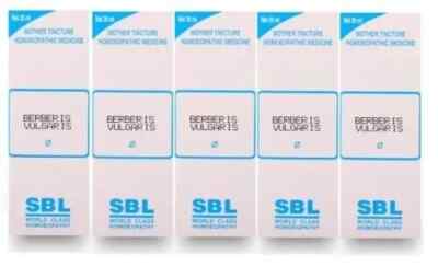 SBL Berberis Vulgaris Q 30ML (Pack of 5) | Natural Kidney Health | Free Ship  