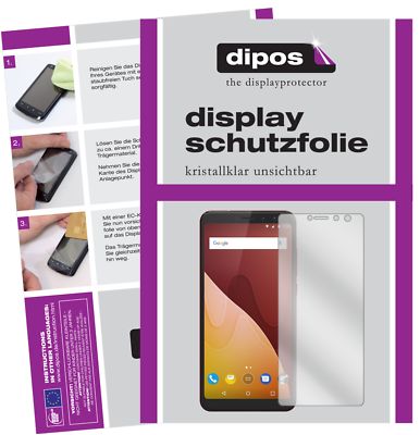 6x Schutzfolie für Wiko View Prime klar Displayschutzfolie Folie Display Schutz