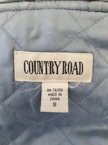 Country Road Womens Zip Up Hoodie Winter Snow Jacket Grey Drawstring Size S JA28 - Picture 8 of 17