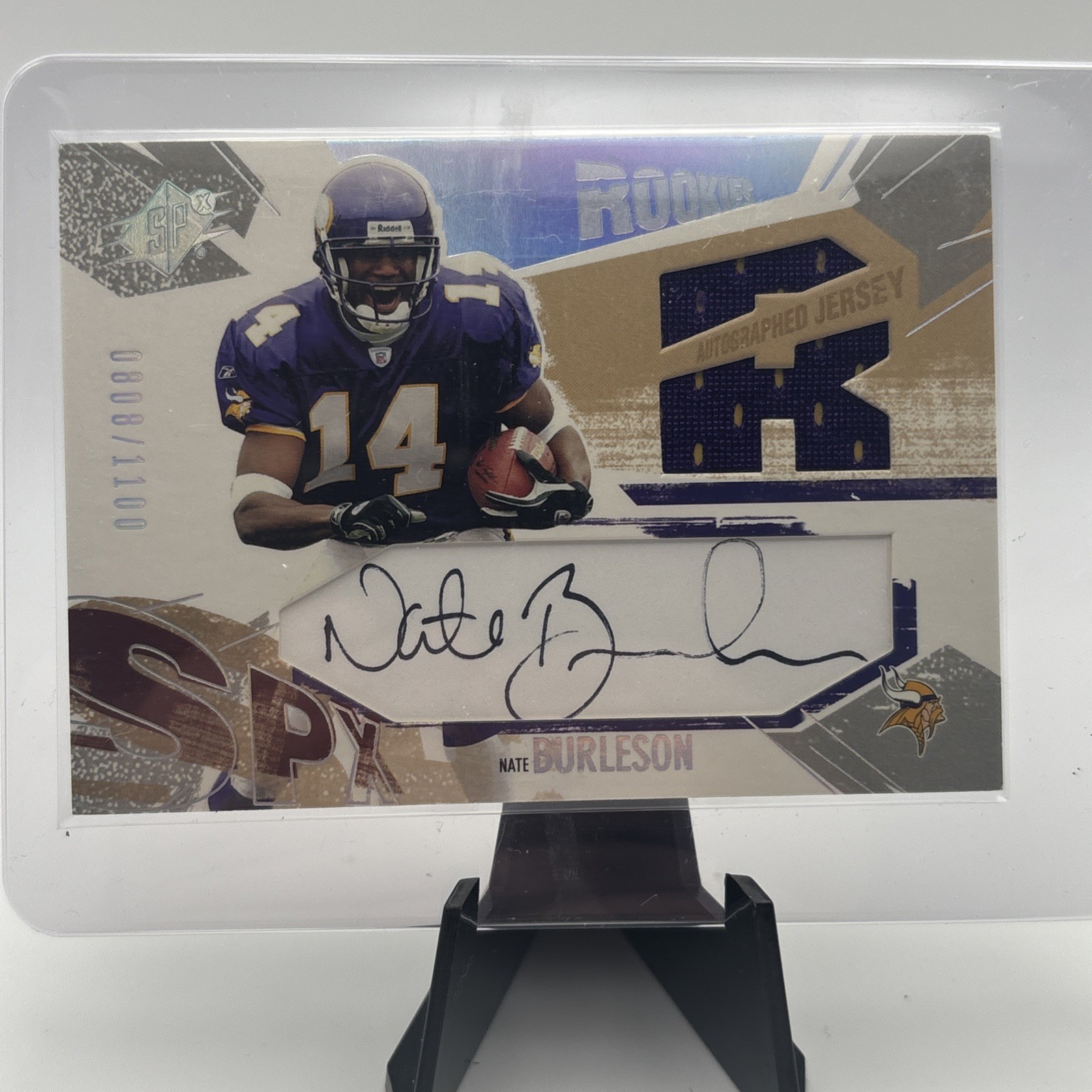Nate Burleson Spx #194 Signed Jersey