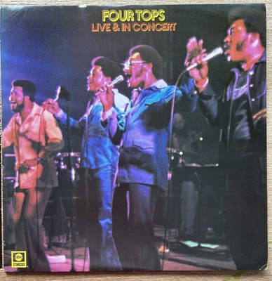 Four Tops Live and in Concert 1974 ABC Records LP