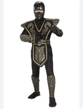 HALLOWEEN Rubie's Gold Dragon Warrior Ninja Costume Child Size Medium 5-7 yrs