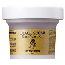 SKINFOOD Black Sugar Mask Wash-Off Scrub 120g/4.23oz | Exfoliating Glow Mask