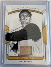 2018 National Treasures Don Hoak GAME USED BAT RELIC /99 #141
