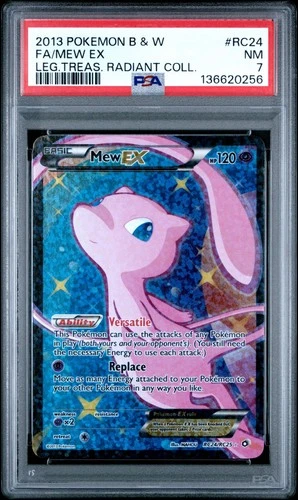 Pokemon Legendary Treasures Radiant Collection Mew EX RC24 - PSA 7