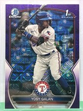 2023 Bowman Chrome - Yosy Galan Purple Mojo Refractor /299