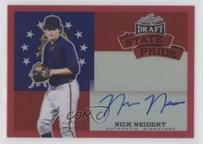 2015 Leaf Metal Draft State Pride Red Prismatic 1/5 Nick Neidert Auto 0c1r
