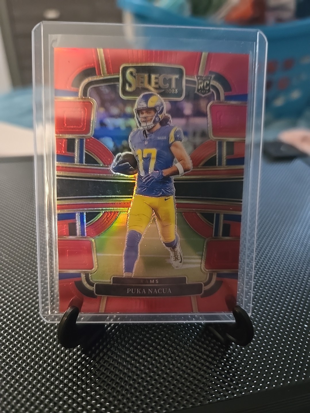 2023 Panini Select - Concourse Puka Nacua #56 Red Prizm /99 (RC)