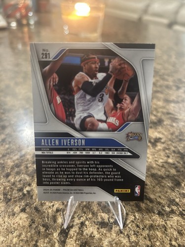 2024-25 Panini Prizm - Legends Allen Iverson #291 Base - Bild 2 von 2