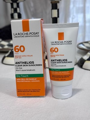 La Roche-Posay Broad Spectrum 60 Anthelios Sunscreen Face Dry Touch 1.7 oz 04/28