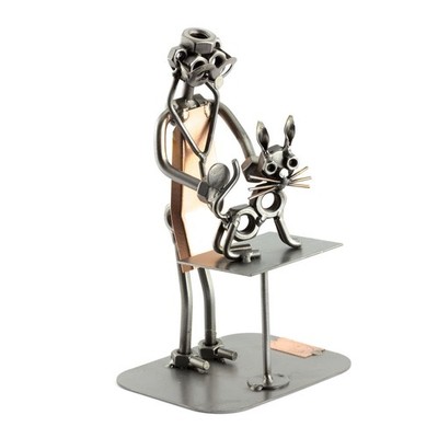 Steelman24 Vet Sculpture Nuts and Bolts Handmade Ornaments Figurine