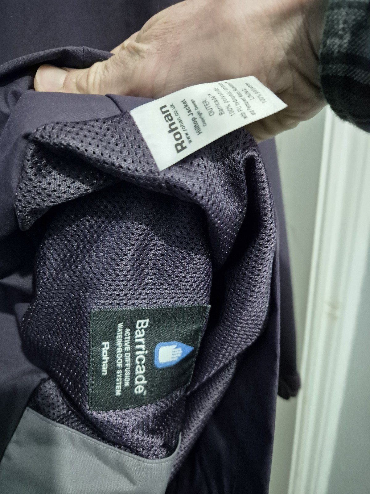 Rohan Hilltop Barricade Waterproof Rain Jacket. Purple, S image 3