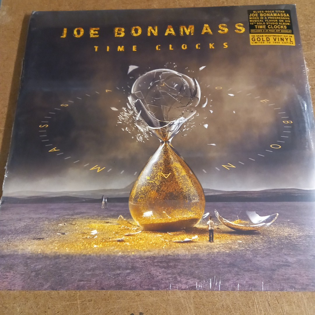 Joe Bonamassa - Time Clocks LIM 180g Gold 2 Vinyl LP Gatefold 7000 Worldwide New