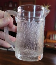 EAPG Campbell Jones Co FOGLIA D'ACERO LUNGA trasparente crema foglie stippling