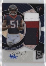 2023 Spectra Radiant Rookie Signatures 55/99 Will Anderson Jr Patch Auto 4f5