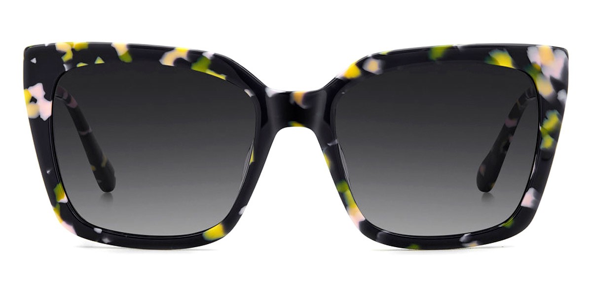 Солнцезащитные очки Kate Spade KS LILAH 2GS Женские черные многоцветные 55 мм 30690₽