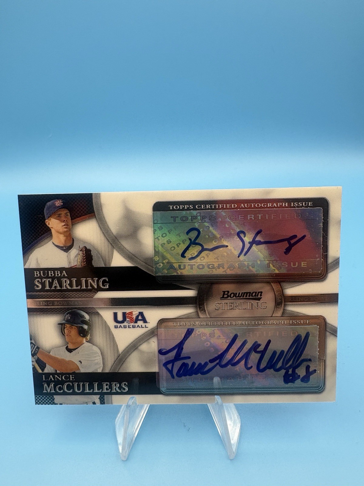 2010 Bowman Sterling - USA Baseball Dual Autographs Lance McCullers Jr