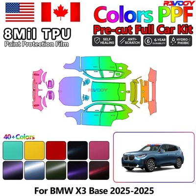 Color Precut PPF Paint Protection Film For BMW X3 Base 2025-2025