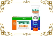 TheraBreath Deep Clean Toothpaste, Anticavity & Gingivitis Protection, 2 packs