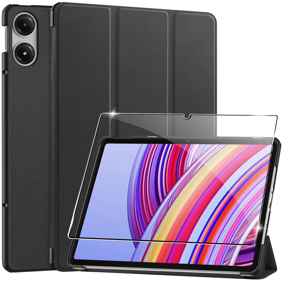 Xiaomi POCO Pad ブラック カバー付き 中古美品 For Xiaomi Redmi Pad Pro/Xiaomi Poco Pad Case,High Qualit Hard
