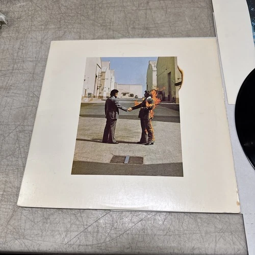 Pink Floyd Wish You Were Here LP JC 33453 1975 VG Vinyl Vintage Rock Record read
