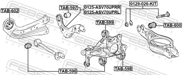 ✅Fits FEBEST 0129-026-KIT ECCENTRIC SCREW OVERHAUL KIT   ⭐UK Seller⭐