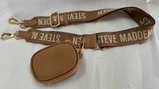 Steve Madden Borsa a Mano Regolabile Cinghia con Mini Marsupio Staccabile Marrone