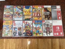 Nintendo Switch Authentic Game Cases Only 10 Cases
