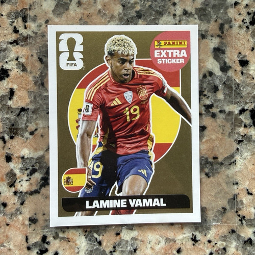 Panini Extra Sticker FIFA World Cup 2026 Lamine Yamal GOLD EBay de panini-extra-sticker-fifa-world-cup-2026-lamine-yamal-gold-ebay-de
