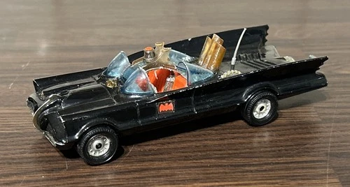 Vintage Corgi Toys  Batmobile 267 Wide wheels 1970s Batman
