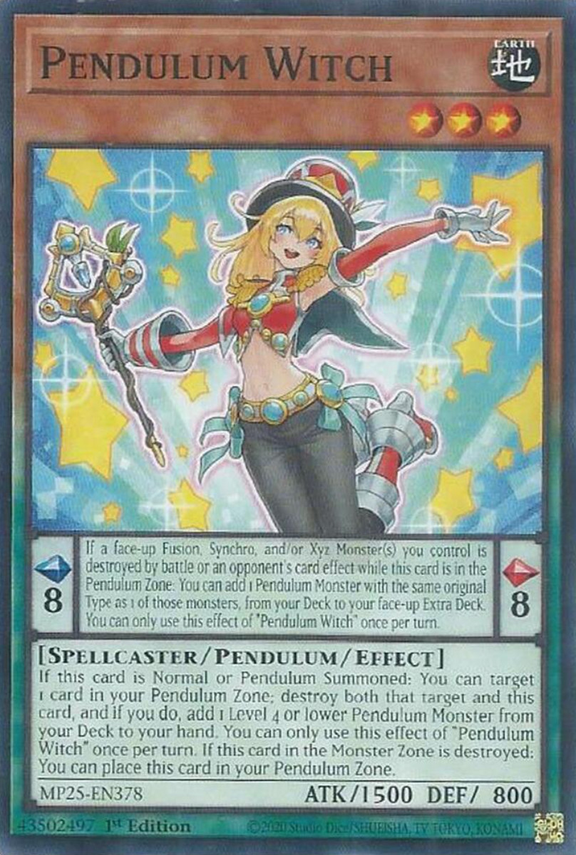 Yugioh - Pendulum Witch - MP25-EN378 - Common - NM/M