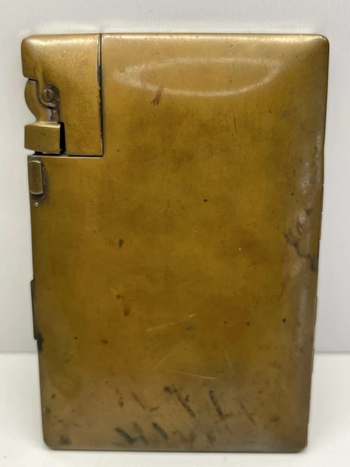 Lote De Colección 1930 Elgin Magic Action Estuche De Cigarrillos Encendedor Lite O Matic EE. UU. Foto 4 de 4