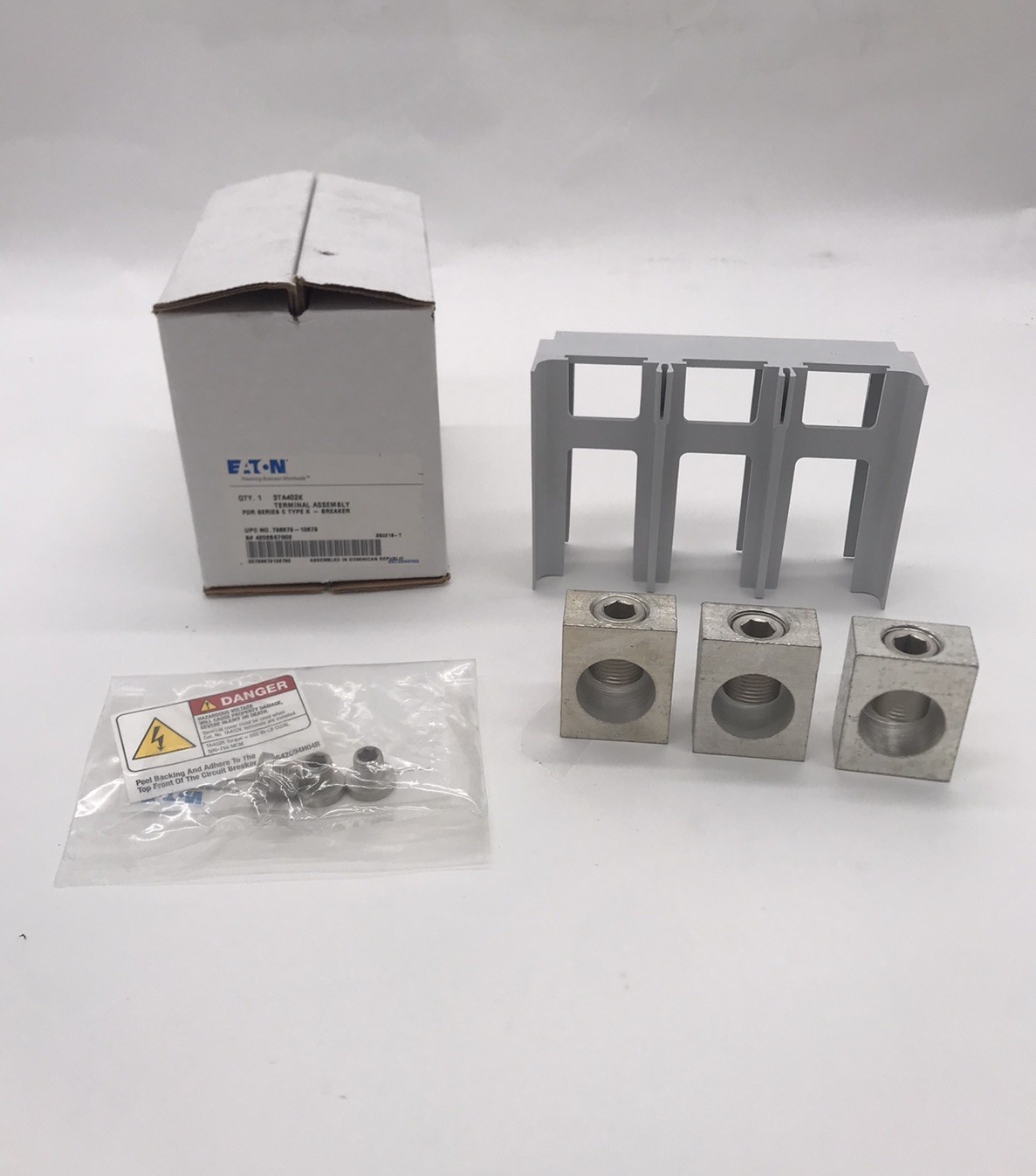 HOUSTON STOCK NEW EATON 3TA402K LUG TERMINAL KIT 400 AMP FREE 2 DAY AIR SHIPPING